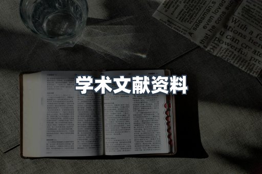 学术文献资料
